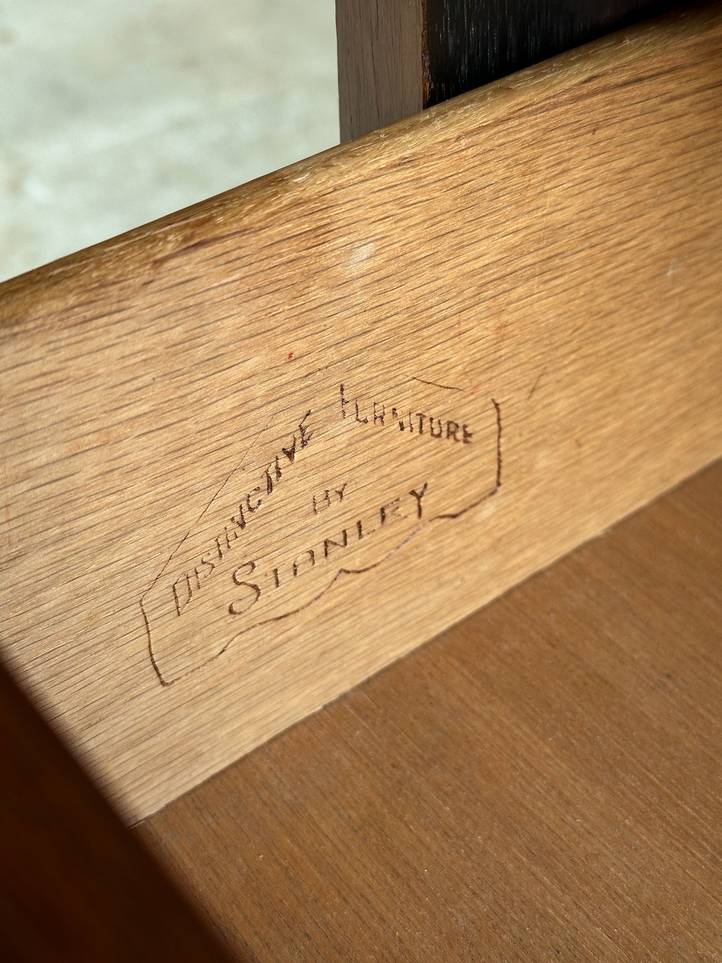 Mid-Century Walnut Nightstand by Stanley, C. 1960s