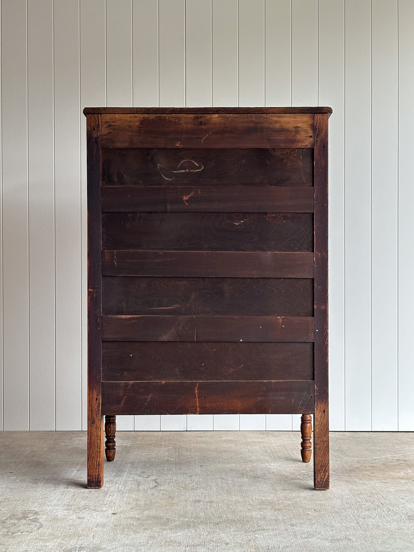 Antique Quarter Sawn Tiger Oak Chest of Drawers