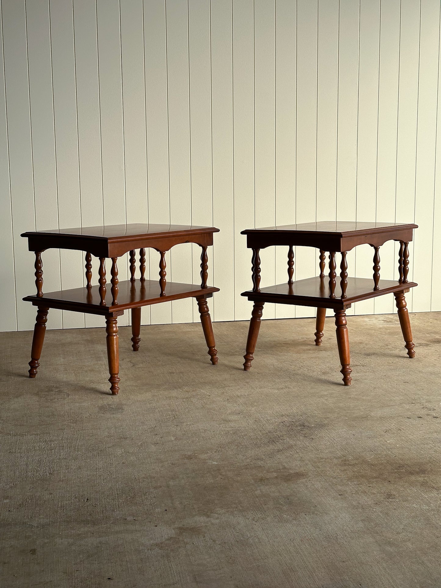 Vintage American Maple End Tables, 1967