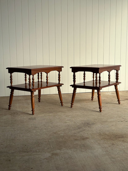 Vintage American Maple End Tables, 1967