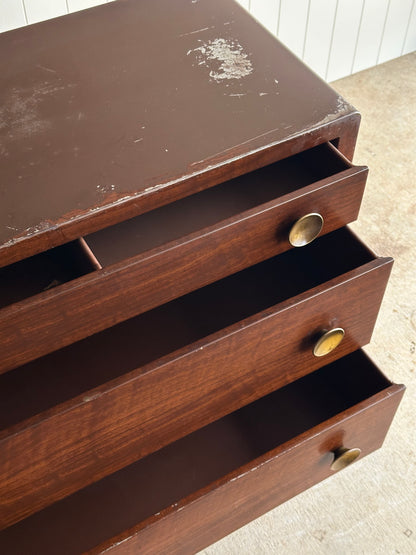 1930s Vintage Norman Bel Geddes Steel Chests of Drawers, Pair
