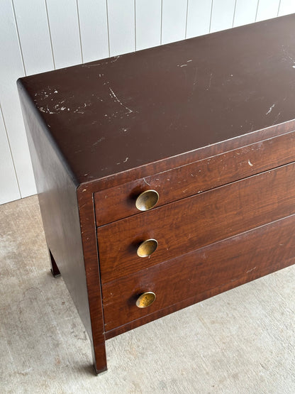 1930s Vintage Norman Bel Geddes Steel Chests of Drawers, Pair