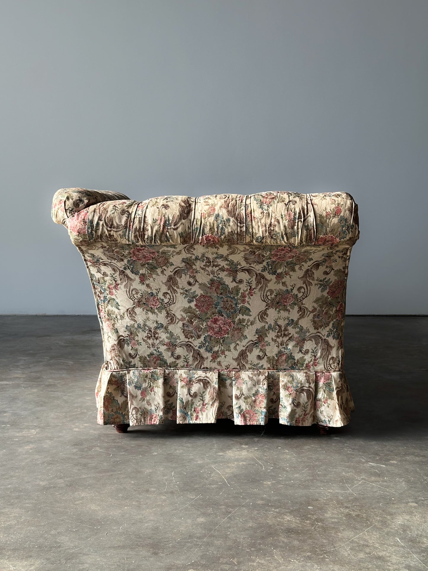 Napoleon III Tufted Chaise Longue, France, 19th Century