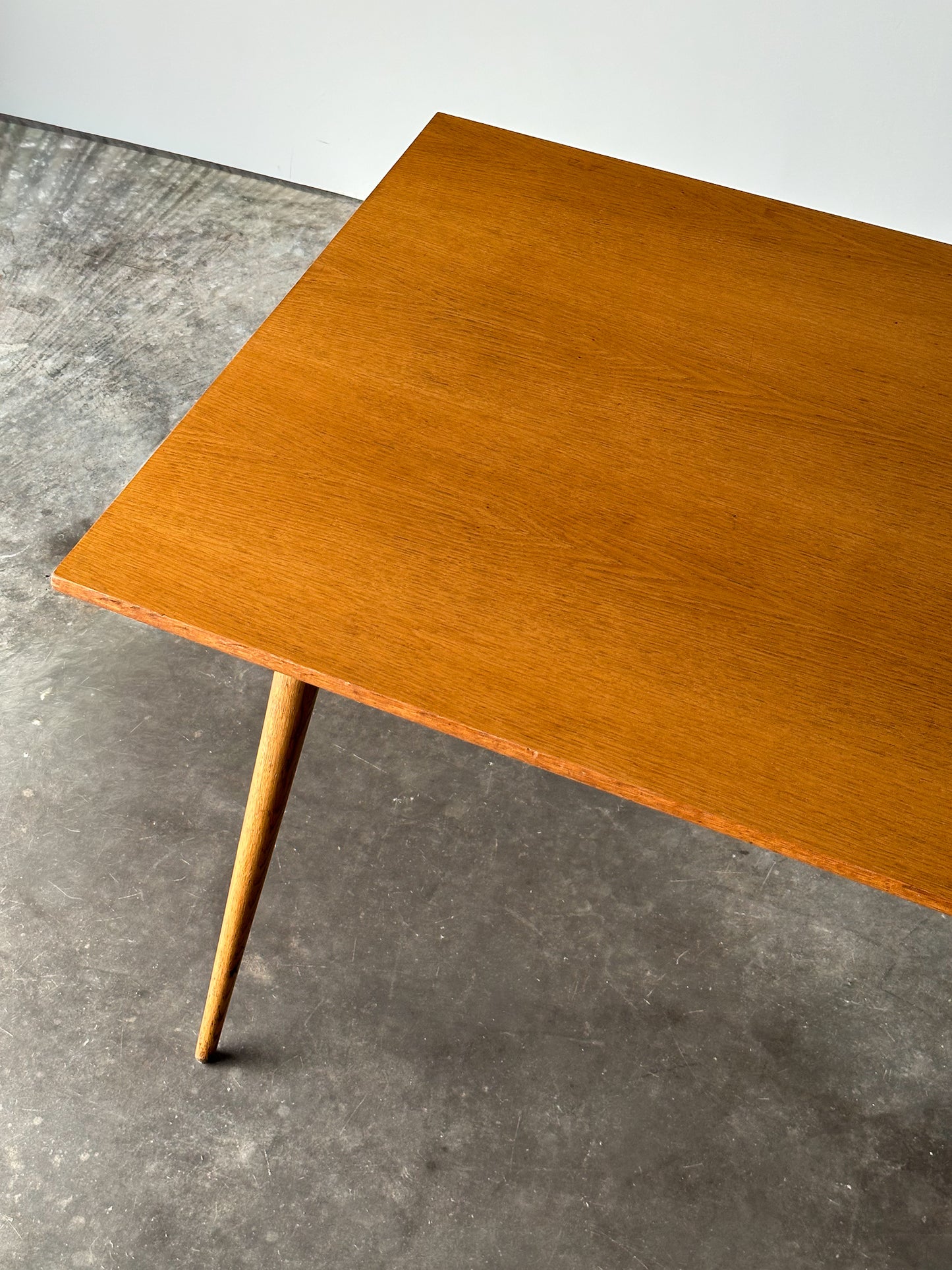 Swiss Alpine Stabelle Oak Dining Set, Mid-Century, Set of 5