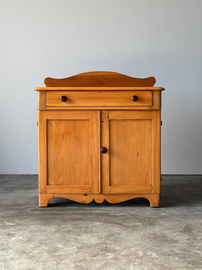 Vintage Pine Storage Cabinet and Sideboard