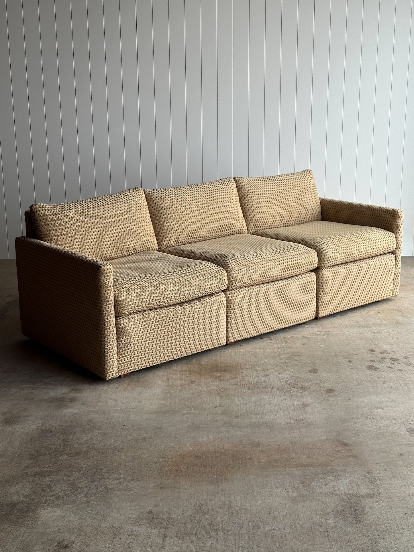 Vintage Charles Pfister for Knoll Lounge Sofa, C. 1970s