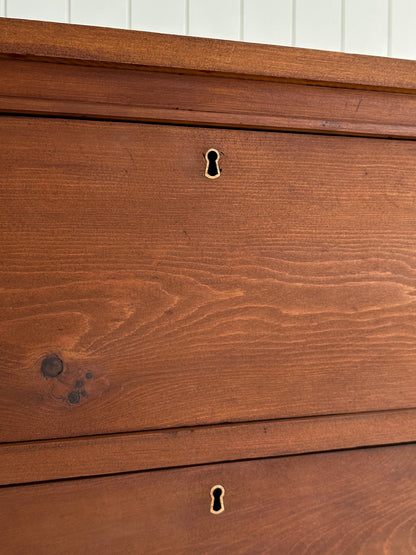 Late 19th Century Antique Pine Chest of Drawers