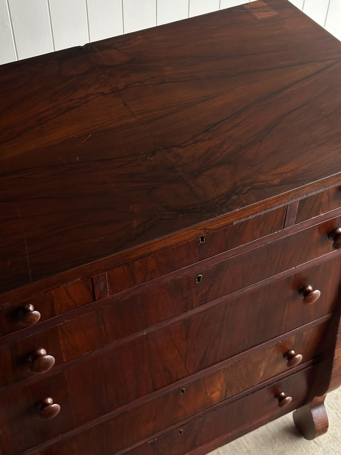 Late 19th Century Rosewood Seven-Drawer Chest, C. 1880