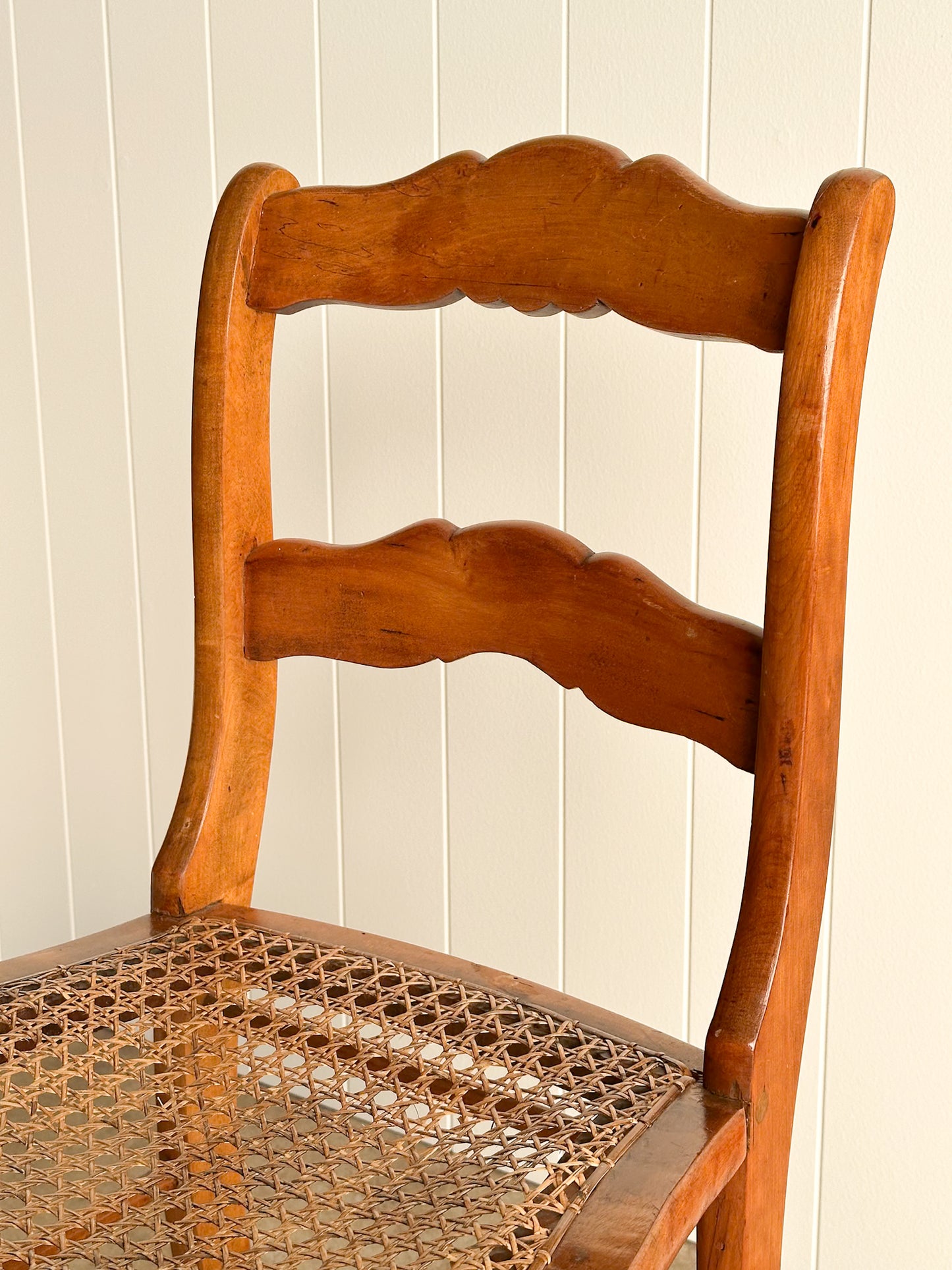 Antique French Country Dining Chairs, Set of 4