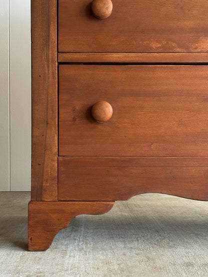 Late 19th Century Antique Pine Chest of Drawers