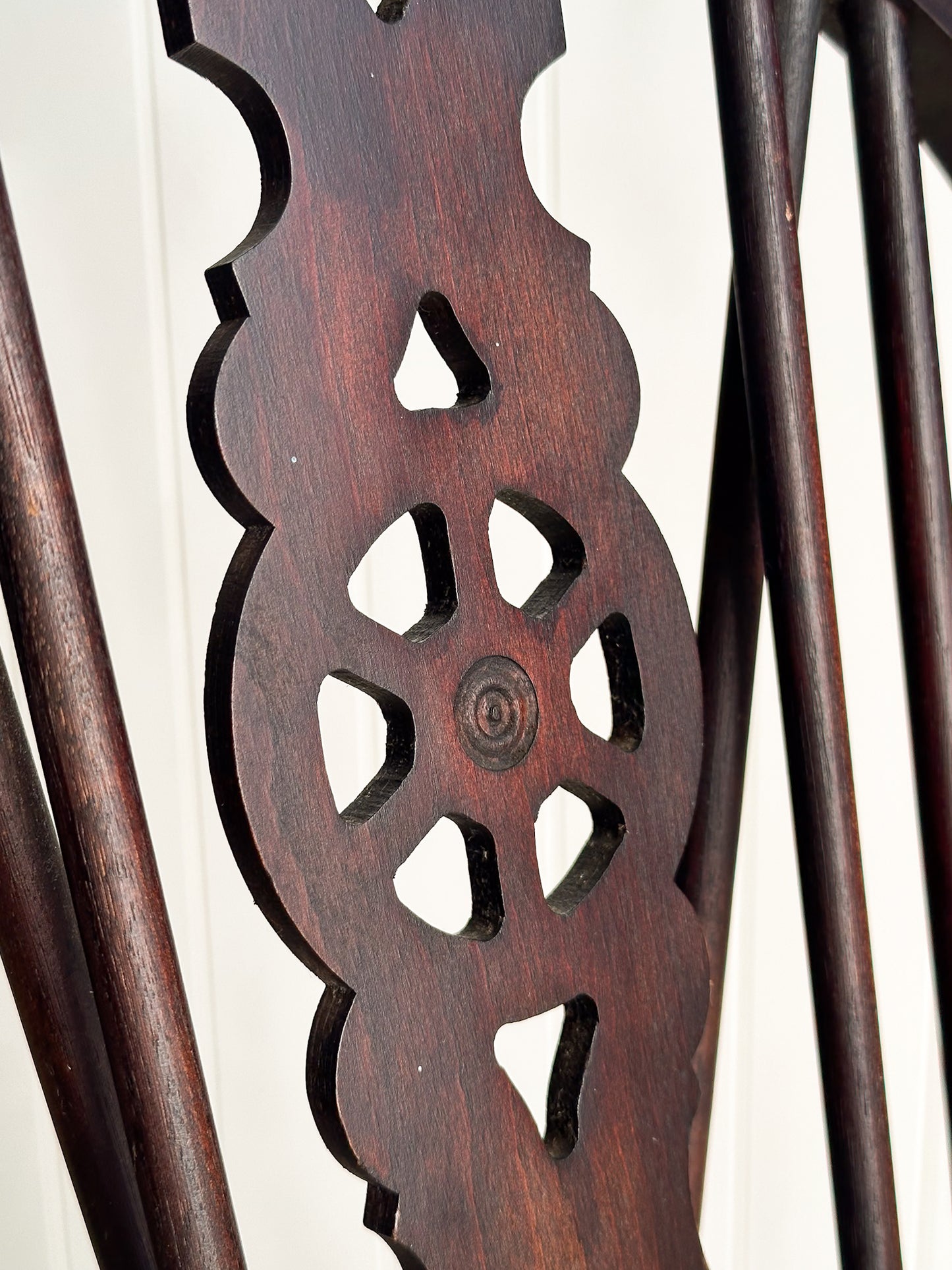 Antique English Windsor Dining Chairs, Set of 4