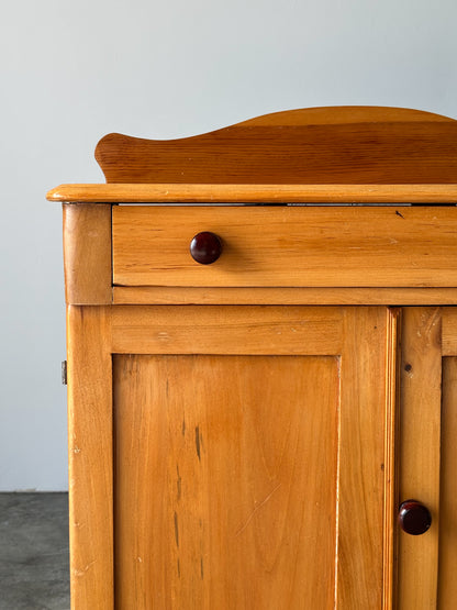 Vintage Pine Storage Cabinet and Sideboard
