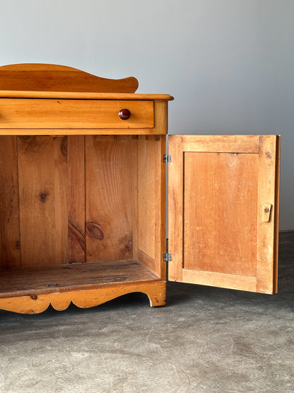Vintage Pine Storage Cabinet and Sideboard