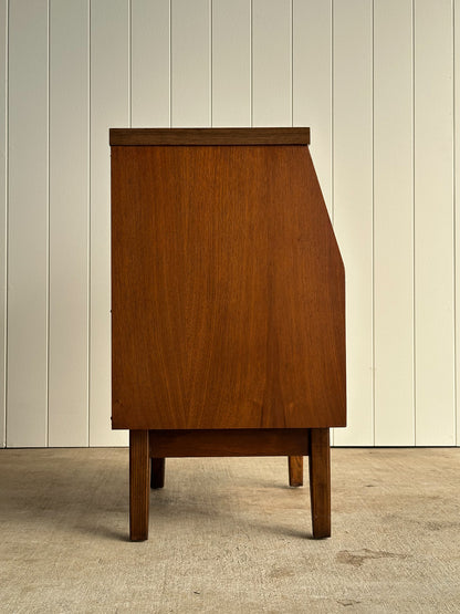 Mid-Century Walnut Nightstand by Stanley, C. 1960s