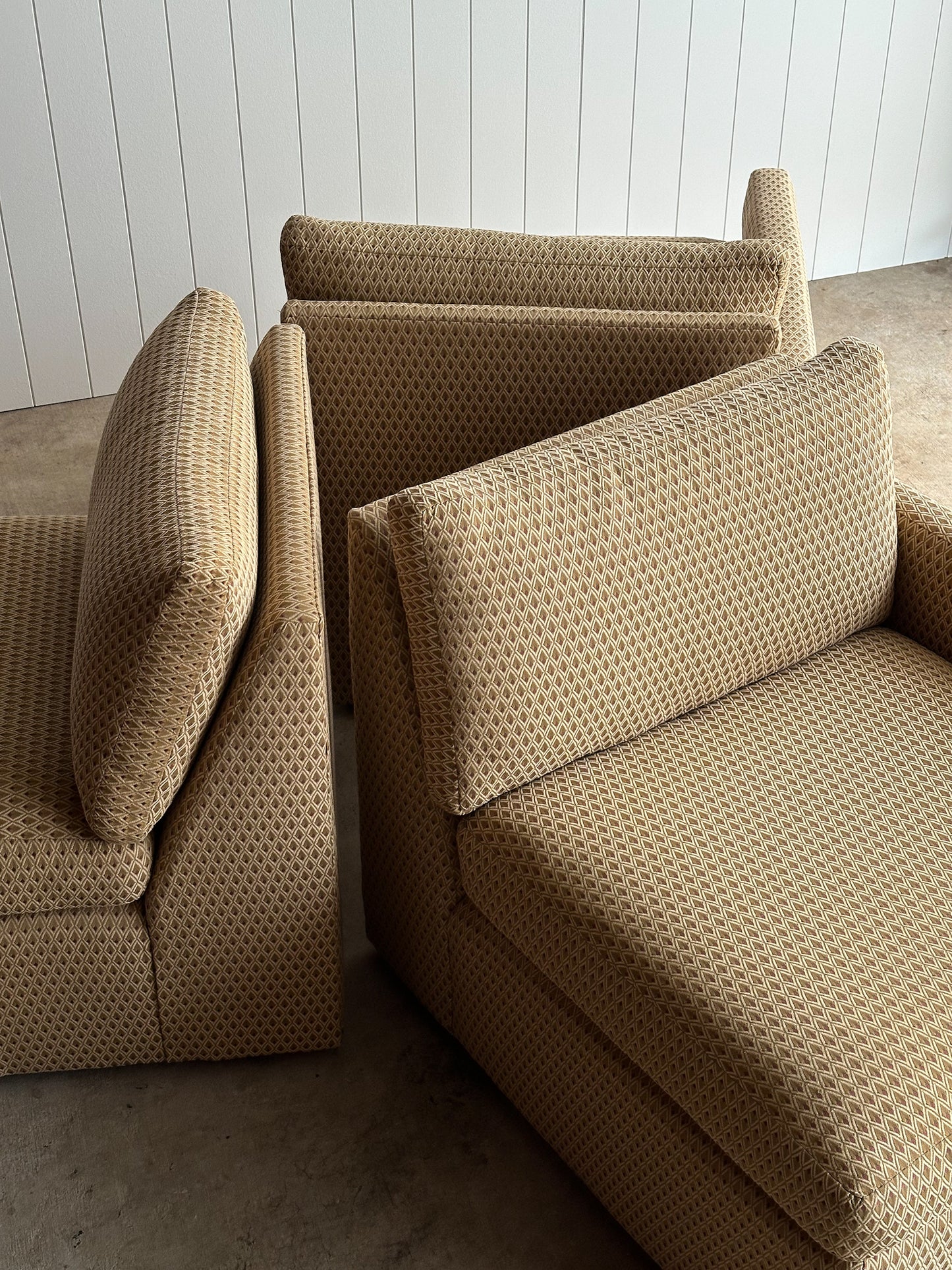 Vintage Charles Pfister for Knoll Lounge Sofa, C. 1970s