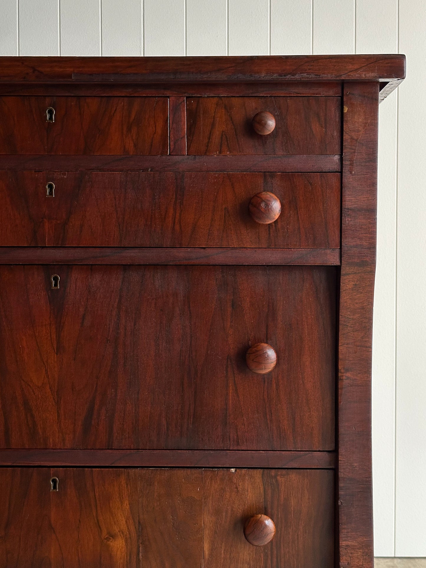 Late 19th Century Rosewood Seven-Drawer Chest, C. 1880