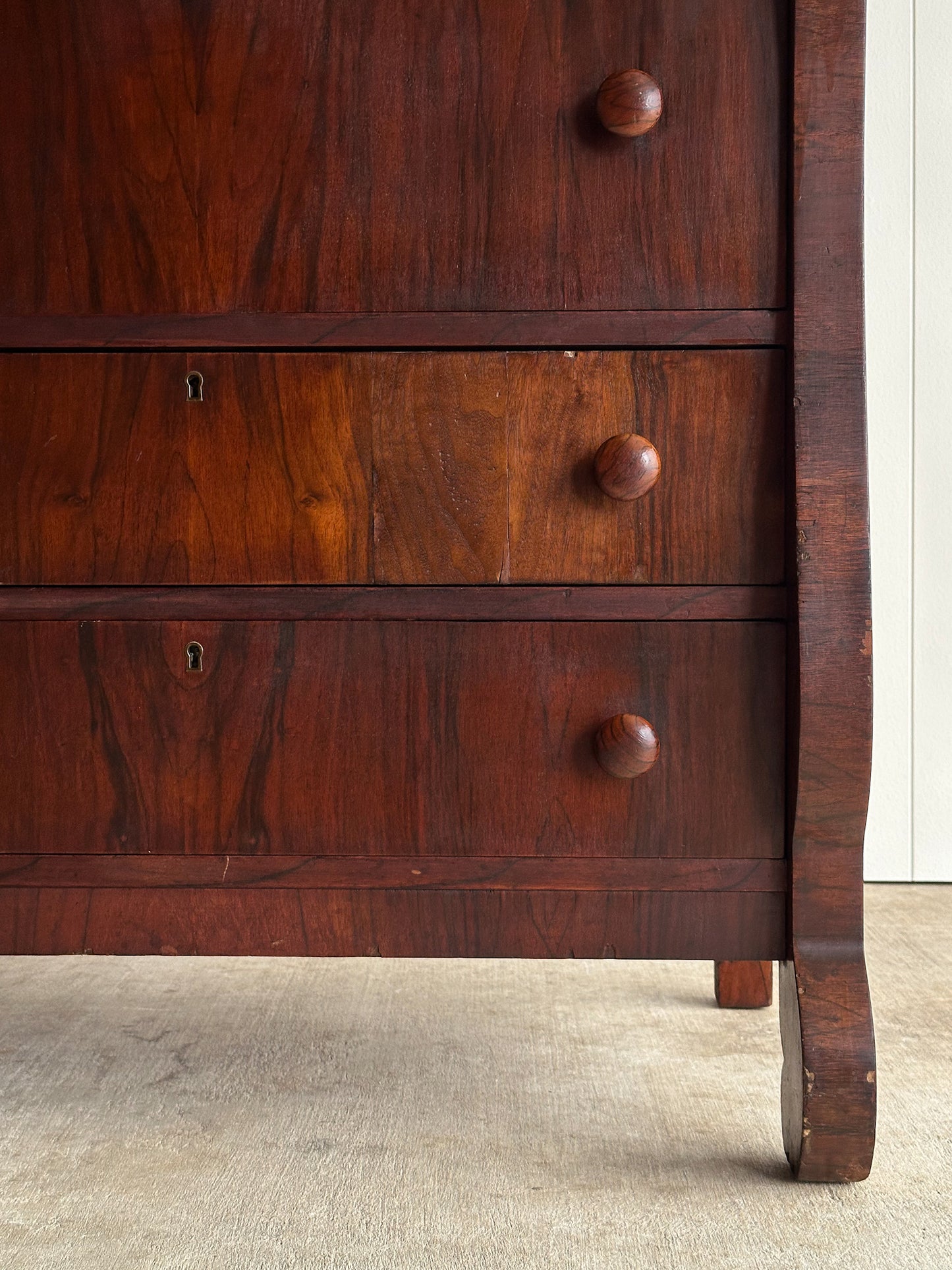 Late 19th Century Rosewood Seven-Drawer Chest, C. 1880