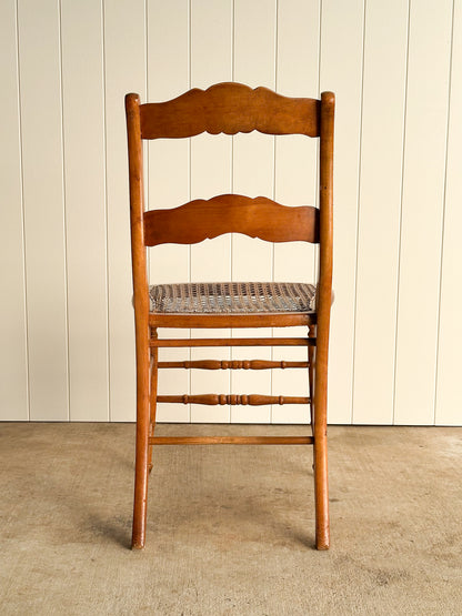 Antique French Country Dining Chairs, Set of 4
