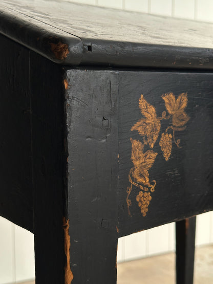 Early 19th Century Antique American Folk Art Painted Slant-Front Desk