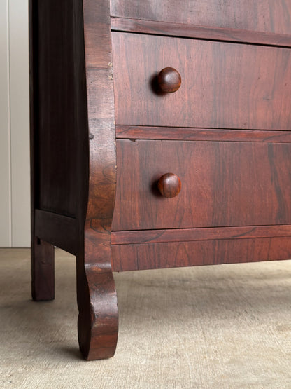 Late 19th Century Rosewood Seven-Drawer Chest, C. 1880