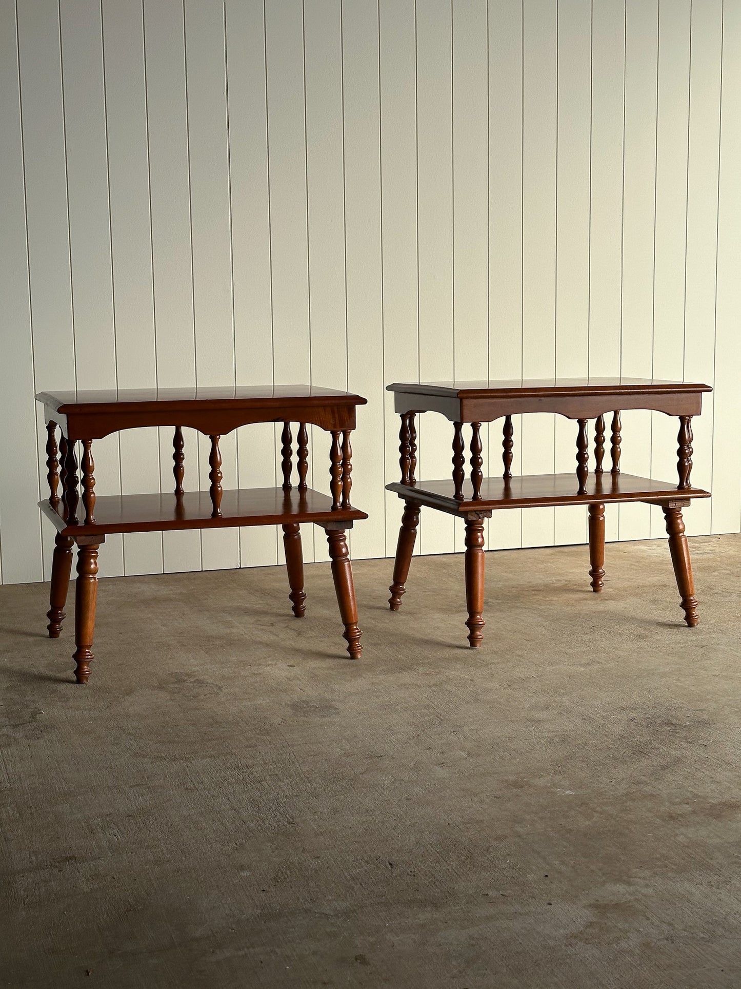Vintage American Maple End Tables, 1967