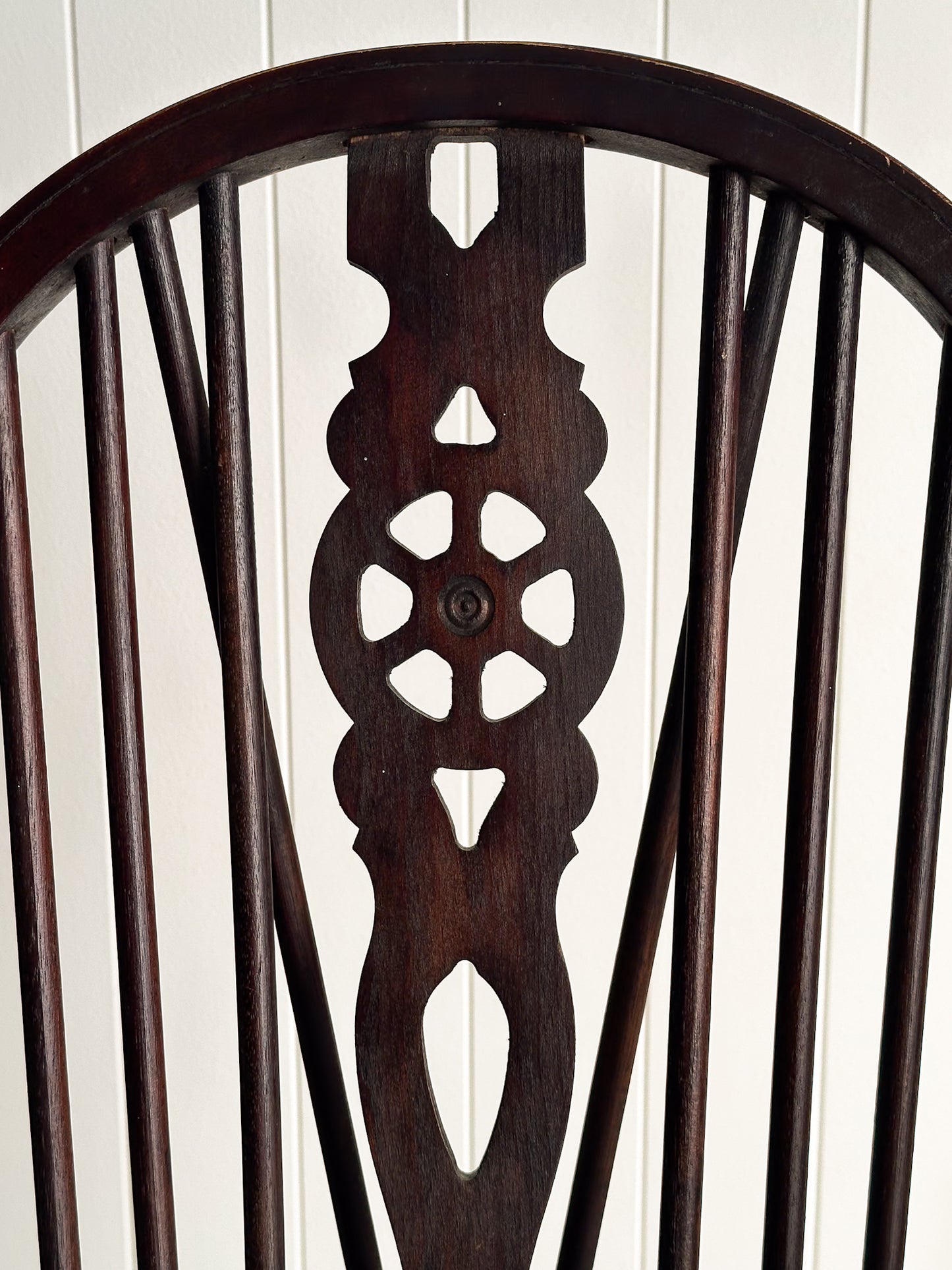 Antique English Windsor Dining Chairs, Set of 4