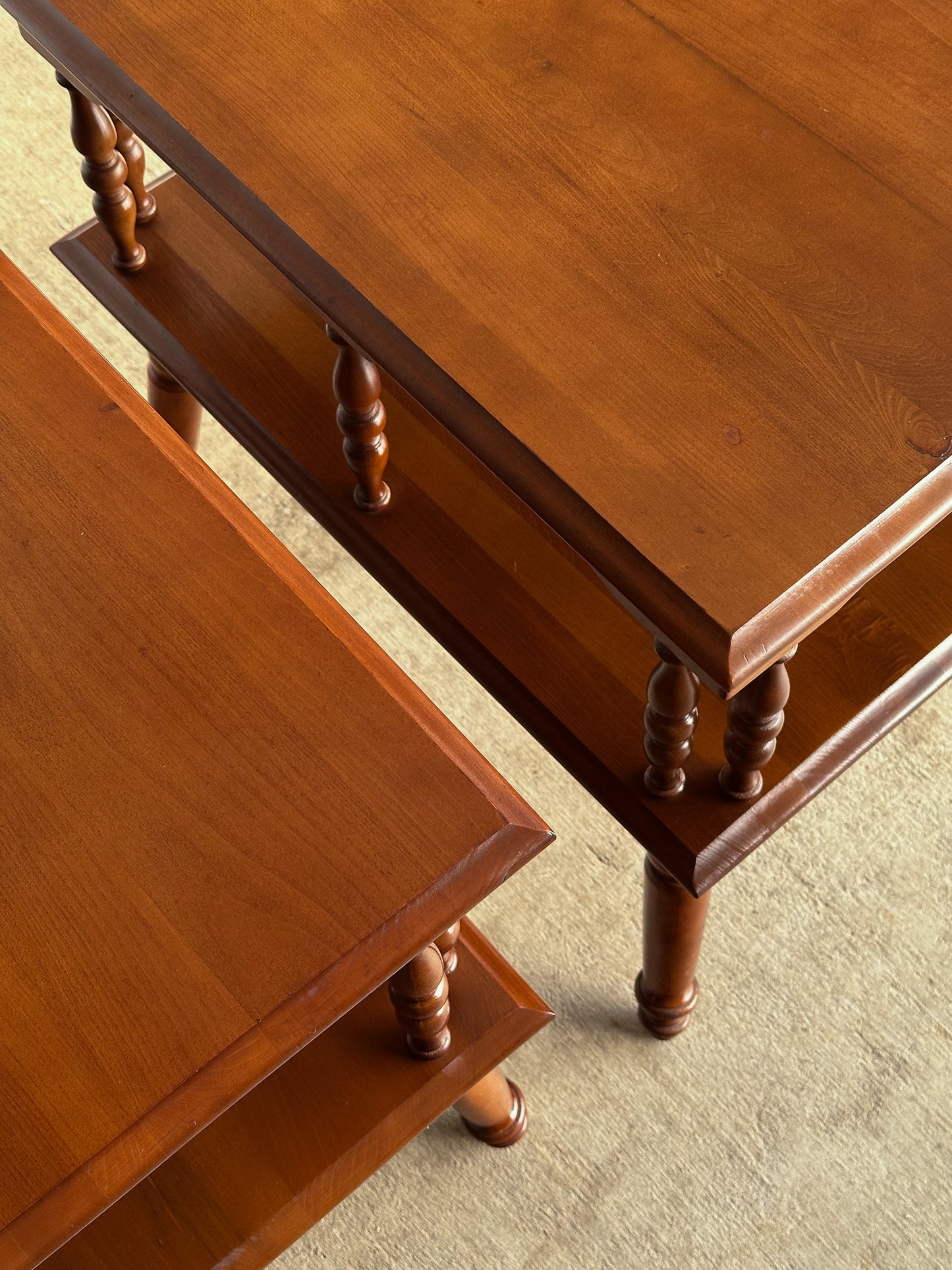 Vintage American Maple End Tables, 1967