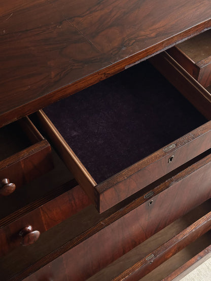 Late 19th Century Rosewood Seven-Drawer Chest, C. 1880