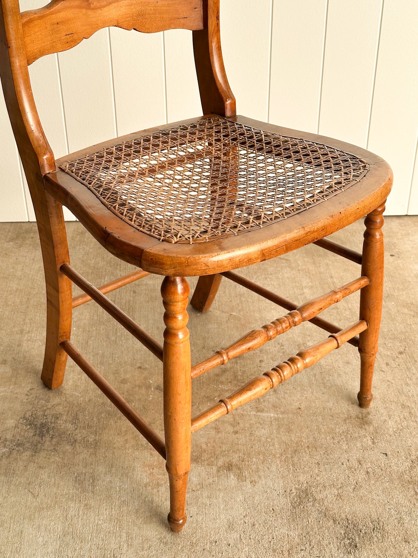 Antique French Country Dining Chairs, Set of 4
