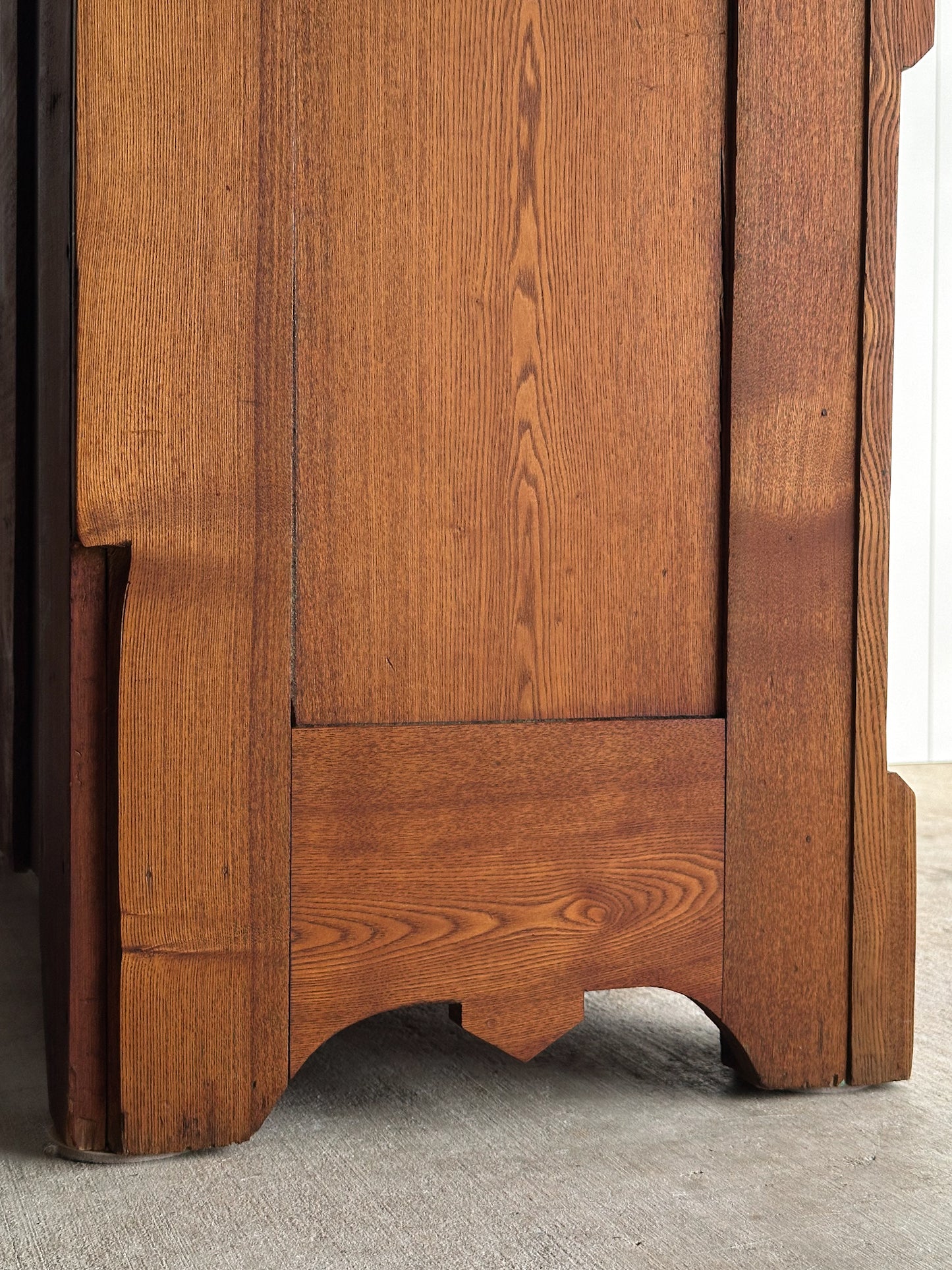 Late 19th Century Carved Oak Chest of Drawers