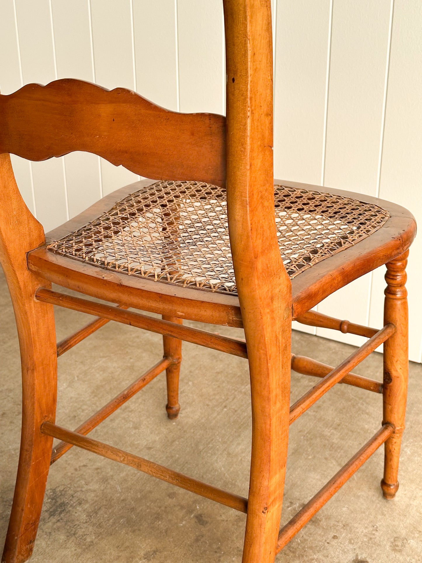 Antique French Country Dining Chairs, Set of 4