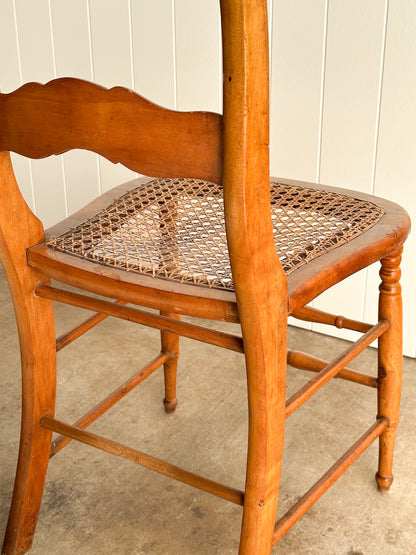 Antique French Country Dining Chairs, Set of 4