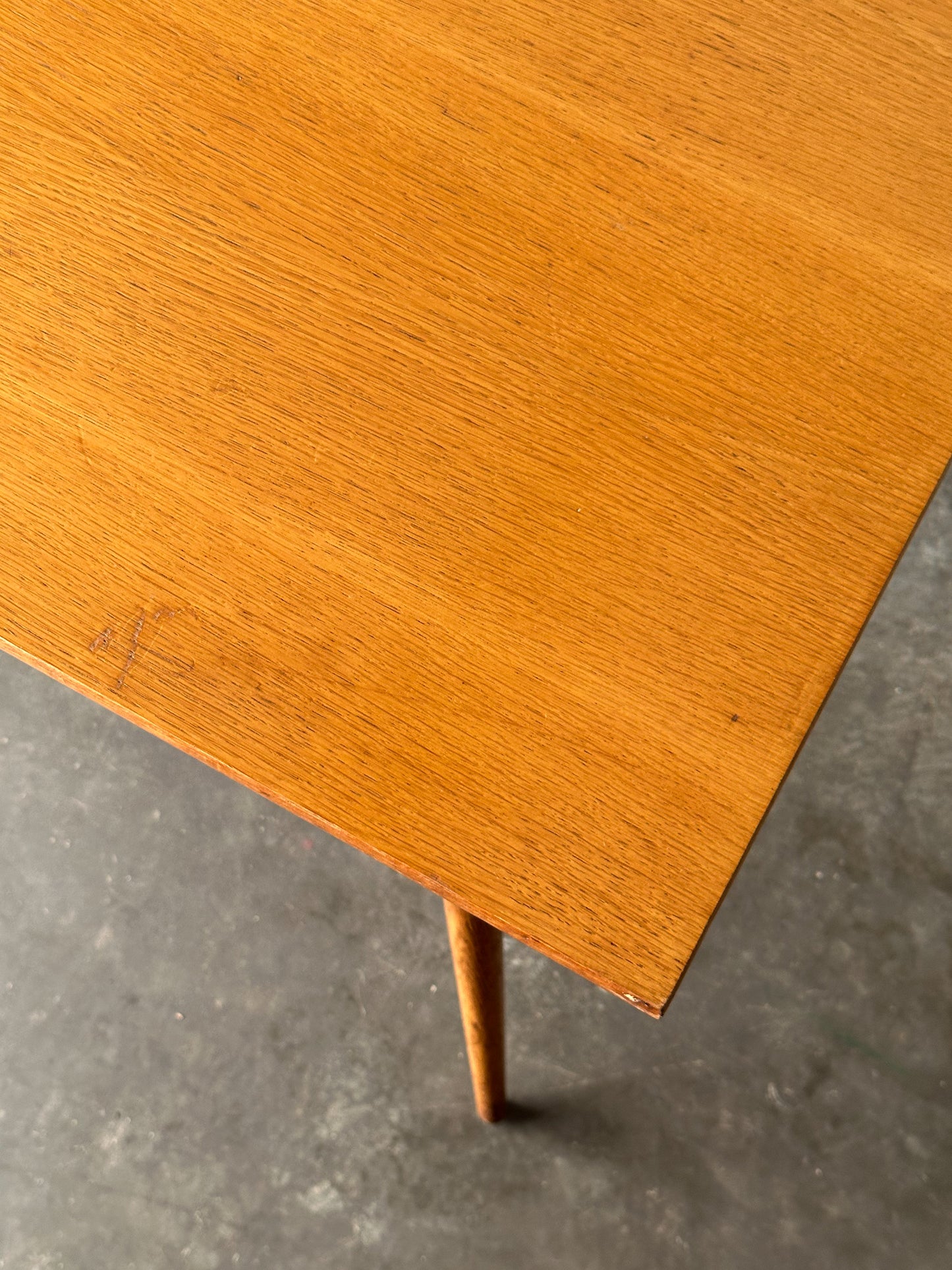 Swiss Alpine Stabelle Oak Dining Set, Mid-Century, Set of 5