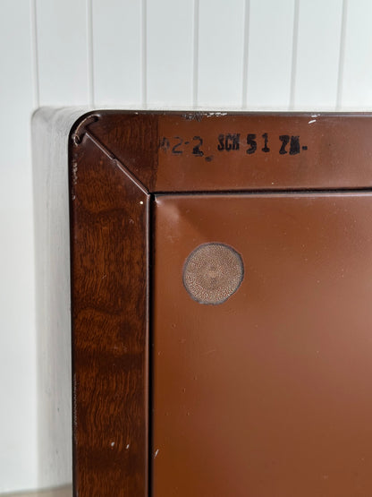 1930s Vintage Norman Bel Geddes Steel Chests of Drawers, Pair
