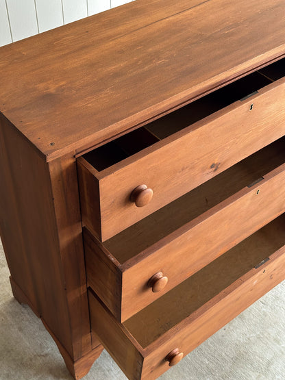 Late 19th Century Antique Pine Chest of Drawers