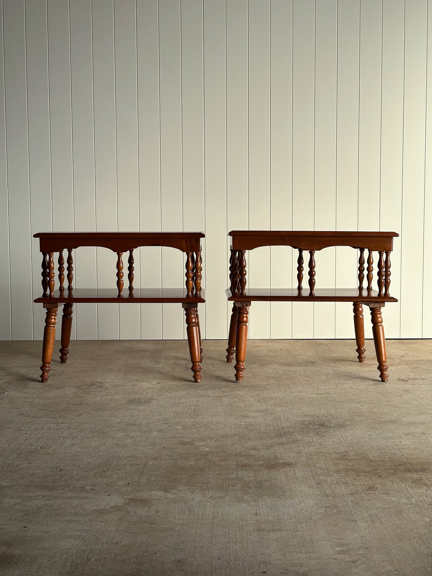 Vintage American Maple End Tables, 1967