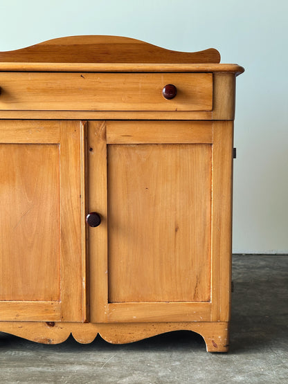 Vintage Pine Storage Cabinet and Sideboard