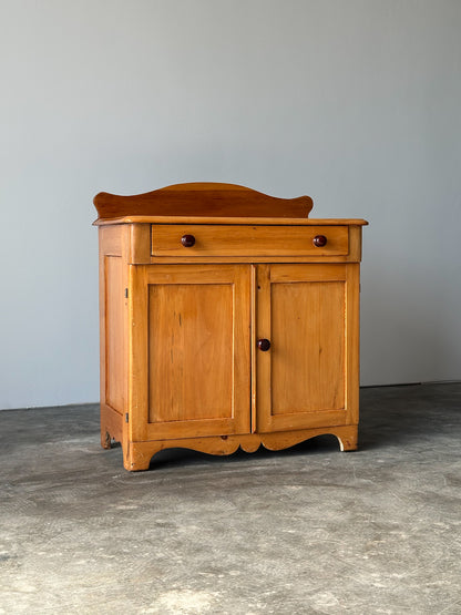 Vintage Pine Storage Cabinet and Sideboard