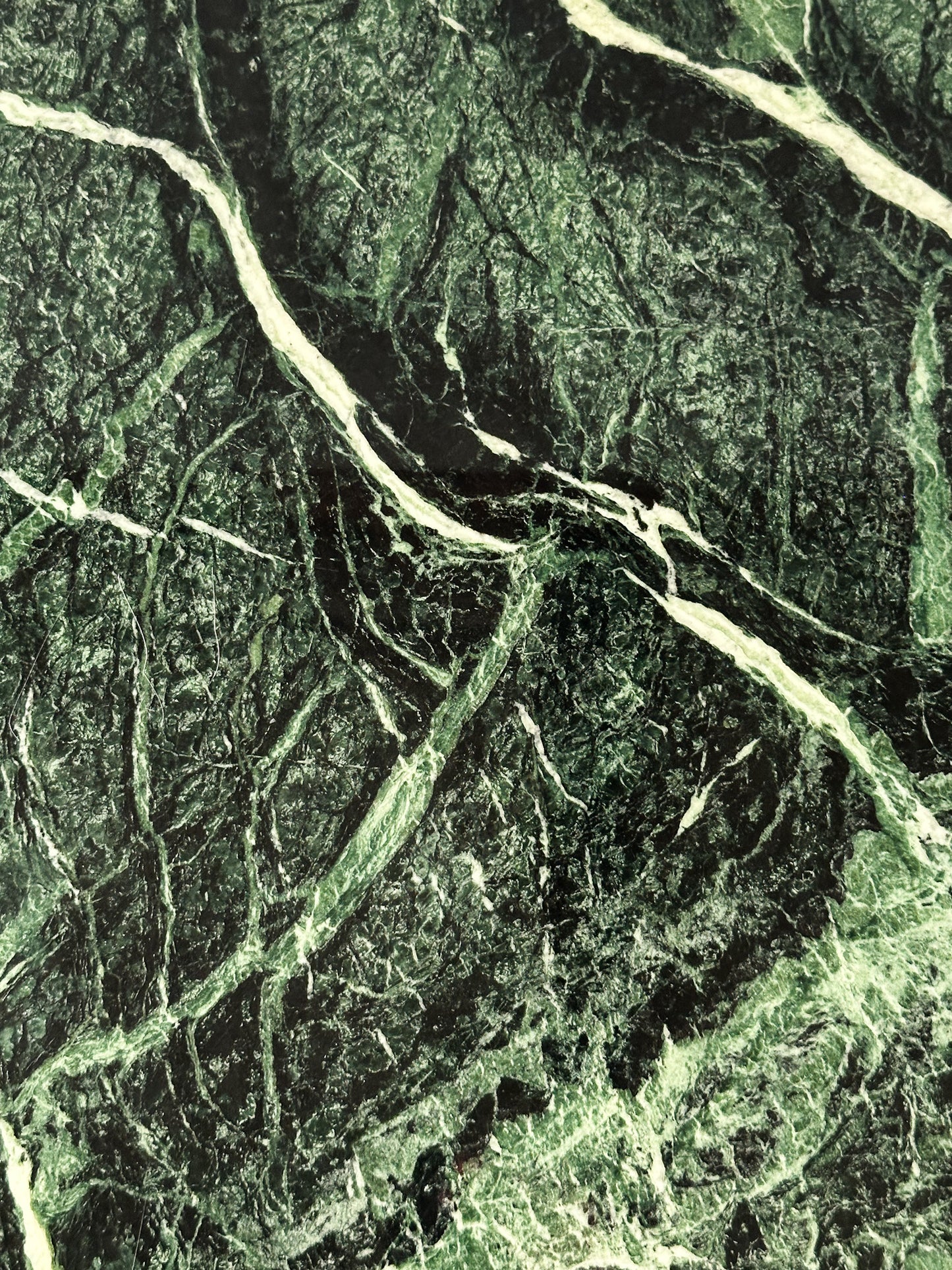 Verde Alpi Marble Pedestal Coffee Table, Italy, 1980s