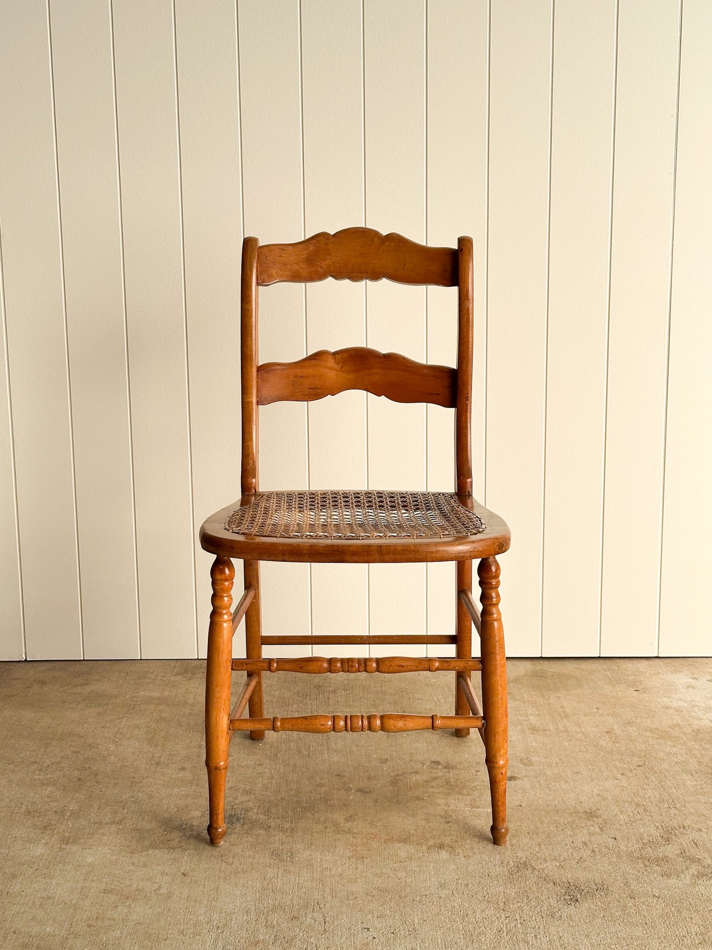 Antique French Country Dining Chairs, Set of 4