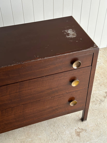 1930s Vintage Norman Bel Geddes Steel Chests of Drawers, Pair