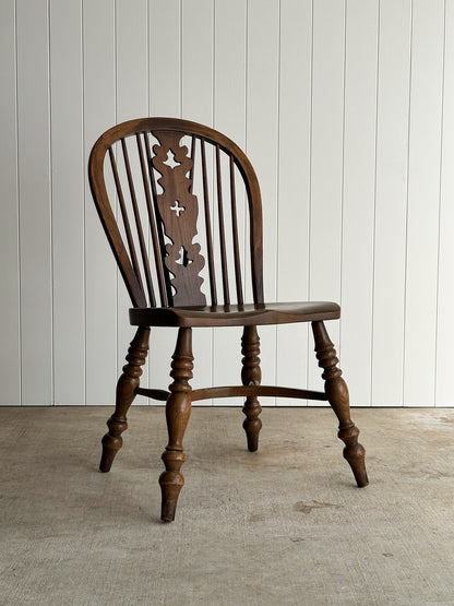Vintage Conant Ball Oak Windsor Dining Chairs, Set of Six