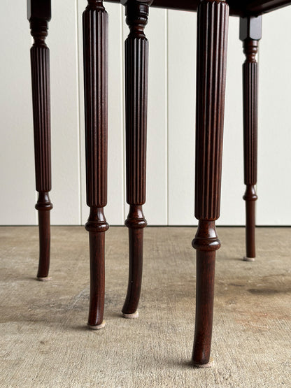 Pair of Vintage Mahogany Nesting Tables