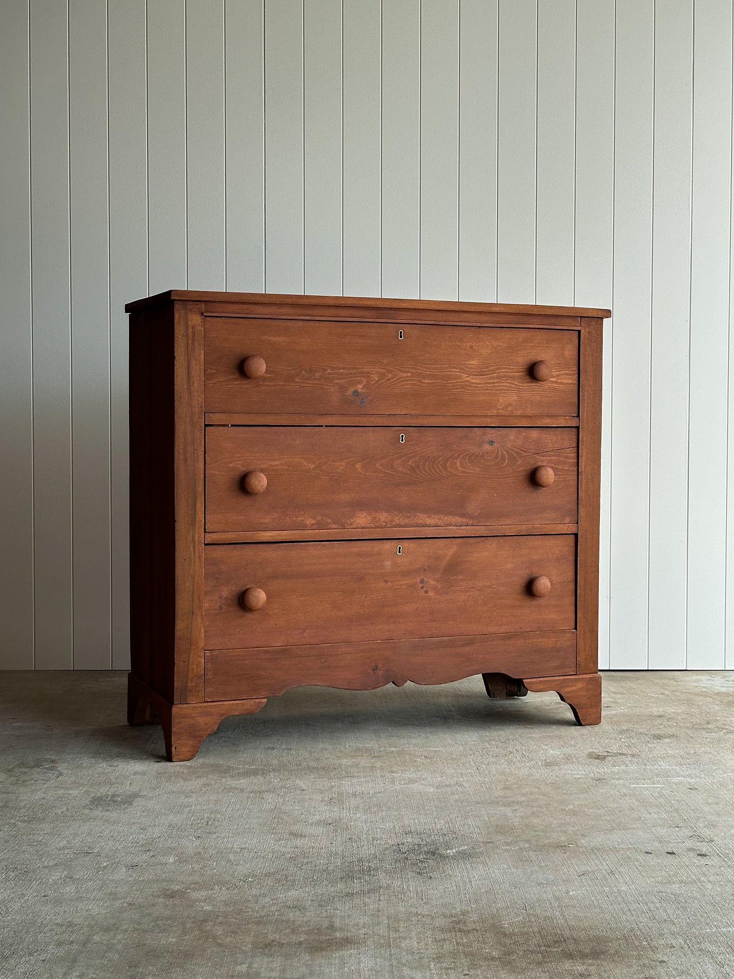 Late 19th Century Antique Pine Chest of Drawers