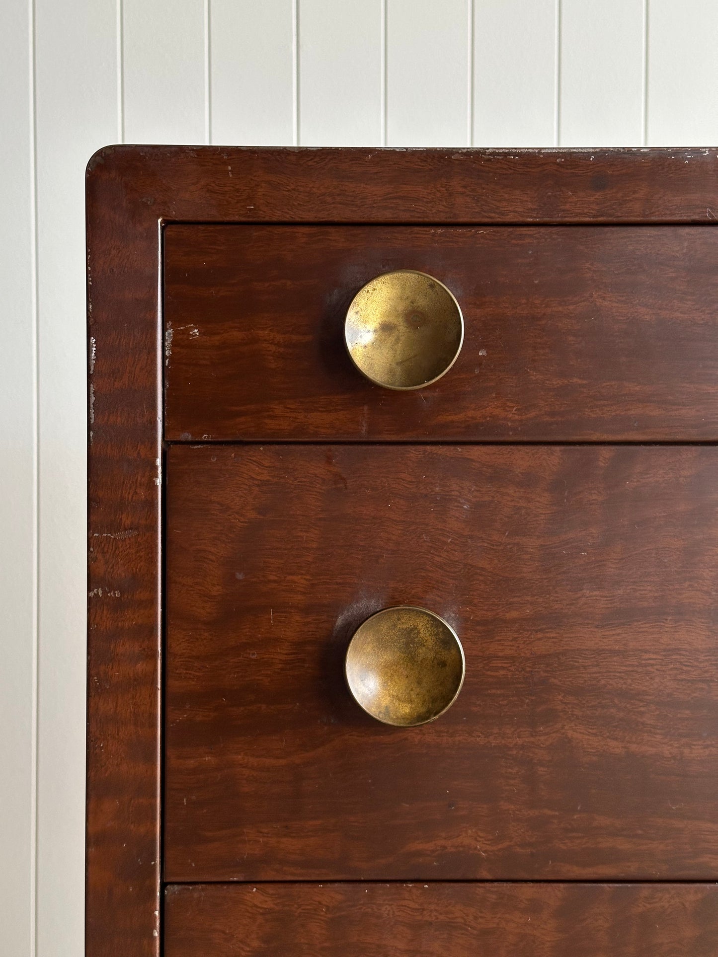 1930s Vintage Norman Bel Geddes Steel Chests of Drawers, Pair
