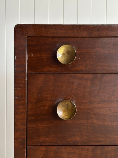 1930s Vintage Norman Bel Geddes Steel Chests of Drawers, Pair