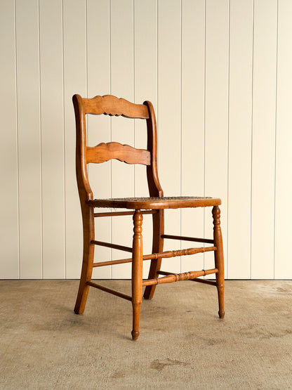 Antique French Country Dining Chairs, Set of 4
