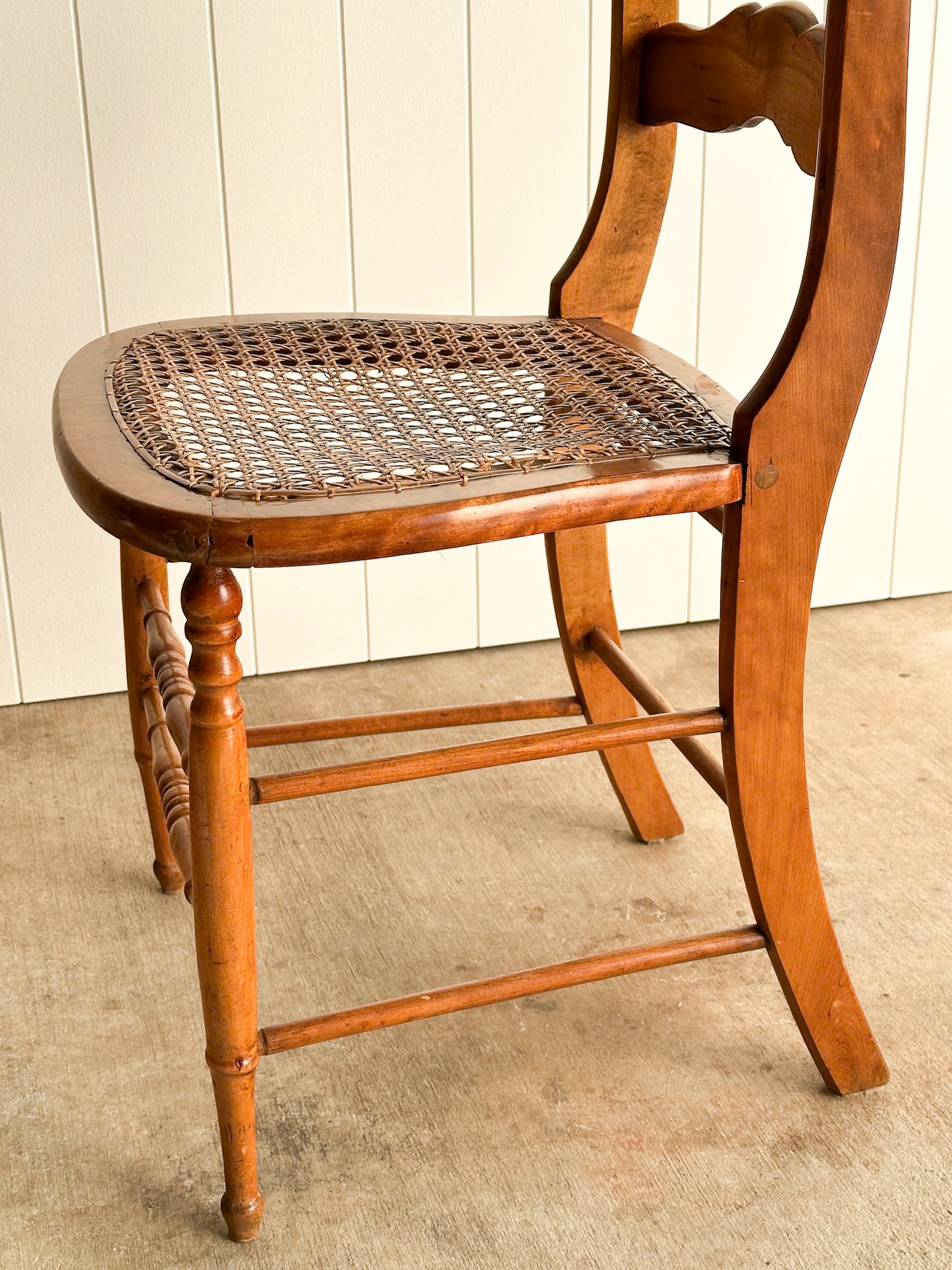 Antique French Country Dining Chairs, Set of 4