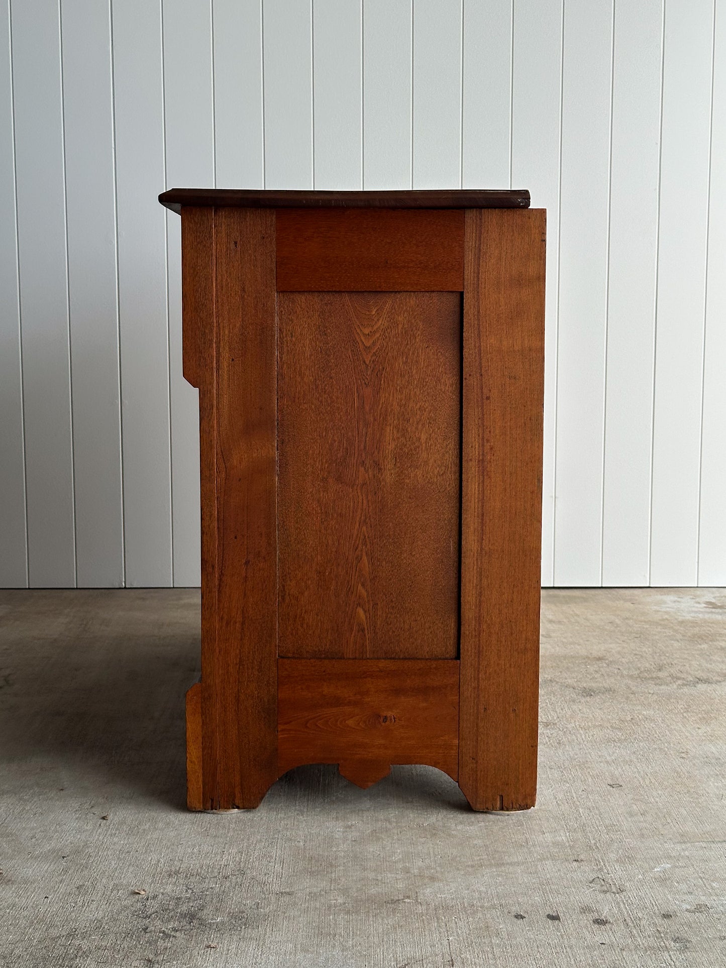 Late 19th Century Carved Oak Chest of Drawers