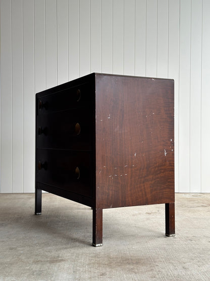 1930s Vintage Norman Bel Geddes Steel Chests of Drawers, Pair